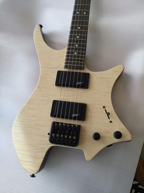 Завод+ Естественная отделка Безголовый Strandberg Boden OS6 корпус электрогитары cutaway Strandberg Boden OS 6 гитара