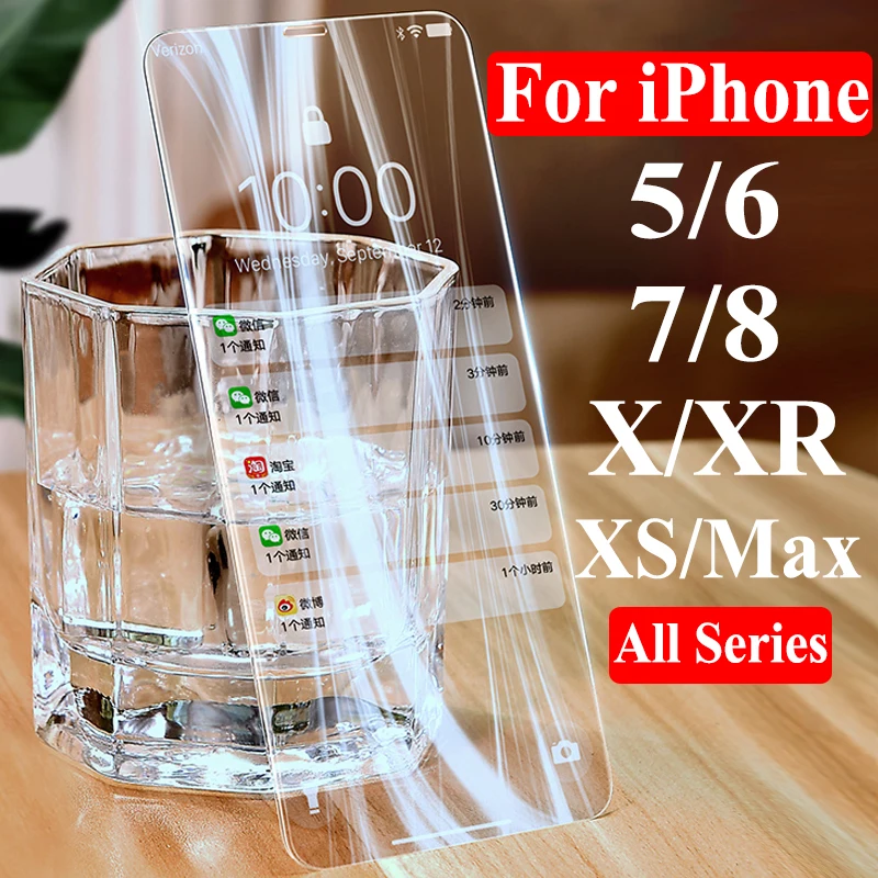 Защита экрана для iPhone XS XR X Max защитное стекло i Phone Aiphone 6 7 8 Plus 10S Tremp Safety Xmax SX S R Protect