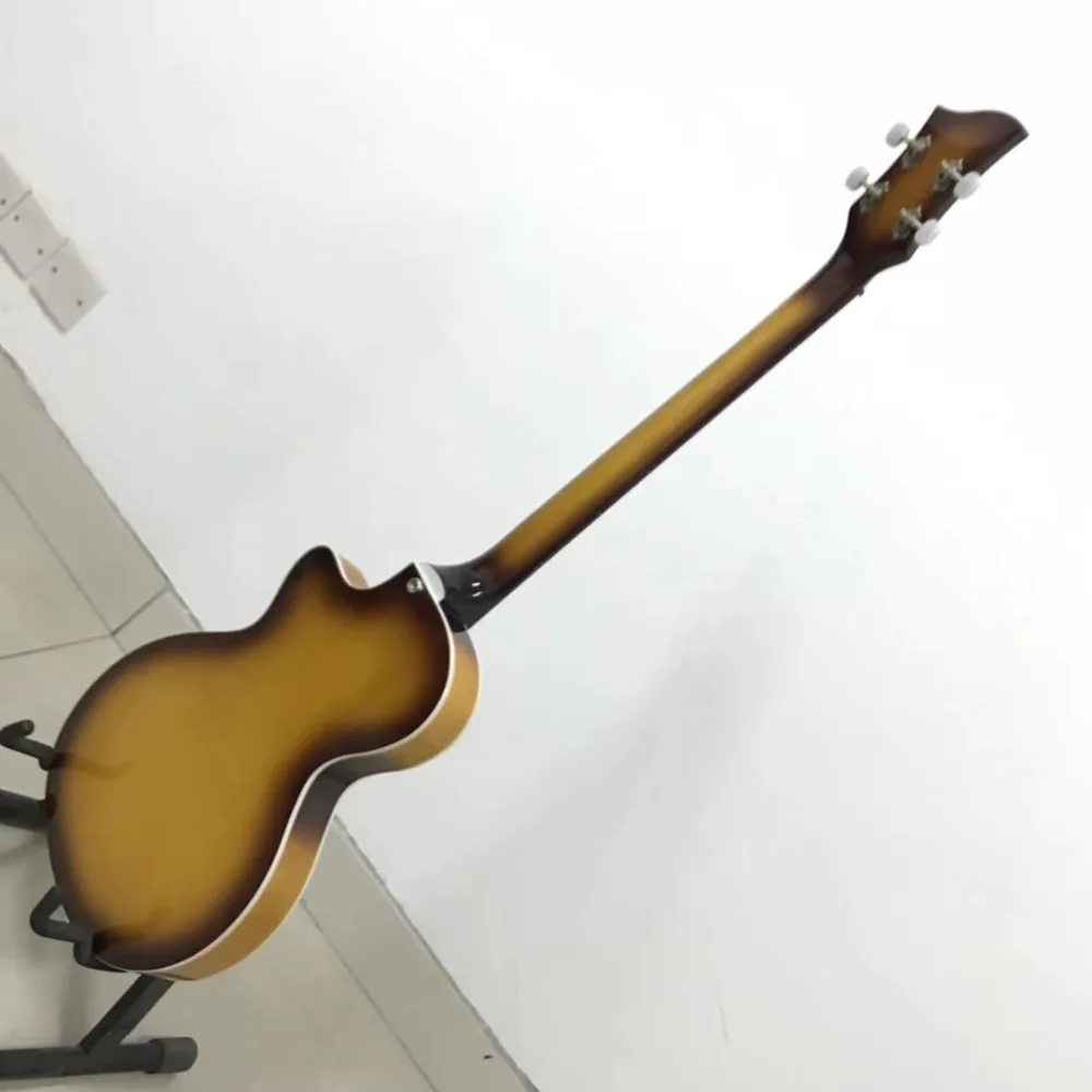 Hofner HCT 5002 Клубная бас-гитара золотистого цвета скрипка низкая цена 4 струны Sunburst Bass