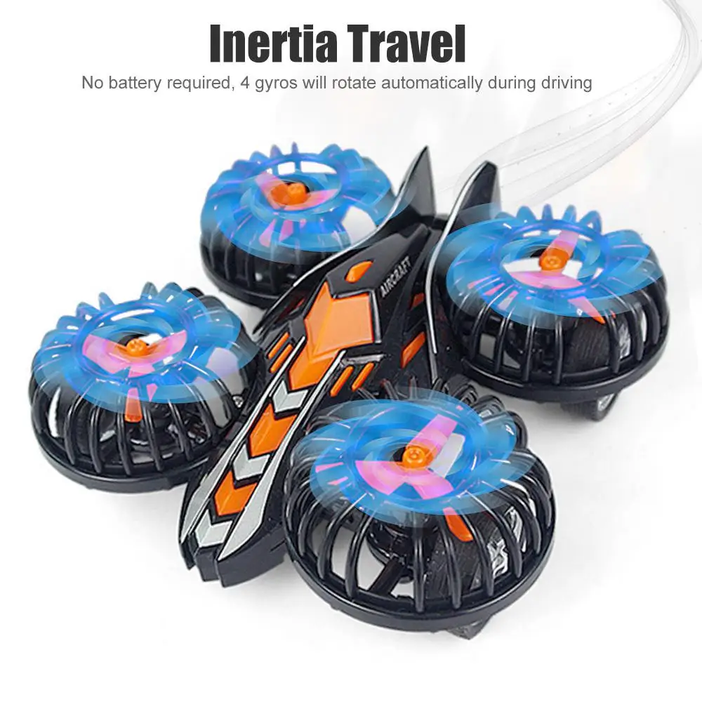 Новая инерционная четырехосевая машина детские игрушки модель самолета