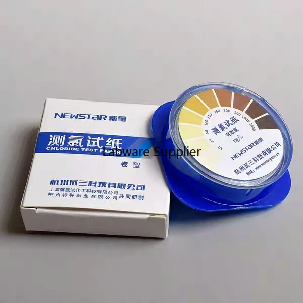 1 рулон (5 метров) измерительная бумага для теста на содержание хлора в наличии cl 10