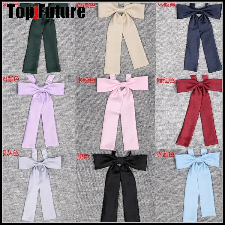 Японский однотонный галстук JK с лентой школьная форма аксессуары | Аксессуары