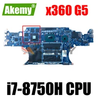 new l33160 601 for hp zbook studio x360 g5 notebook motherboard da0xw1mbai0 w i7 8750h cpu pc mainboard 100 test good