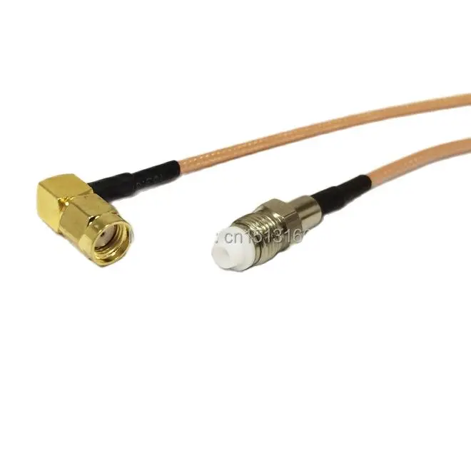 

Modem Connexion Cable RP-SMA Male Plug Right Angle To FME Female Jack Connector RG316 Cable 15CM 6inch Adapter RF Pigtail