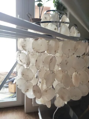 Подвесные светильники из натурального морского камня освещение для ресторана