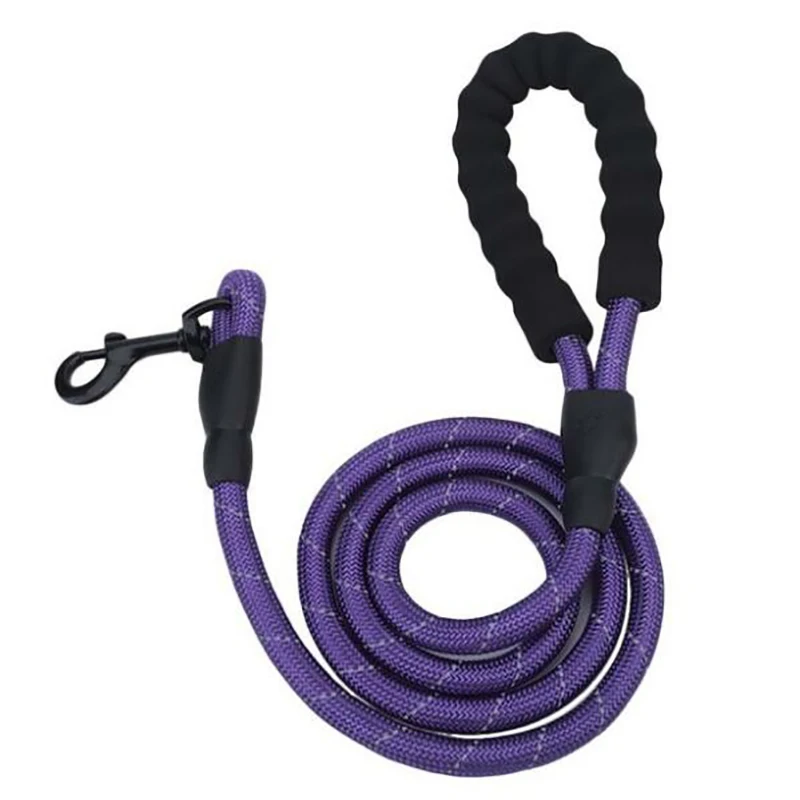 8 цветов Светоотражающие толстые поводки для собак крепкая нейлоновая веревка