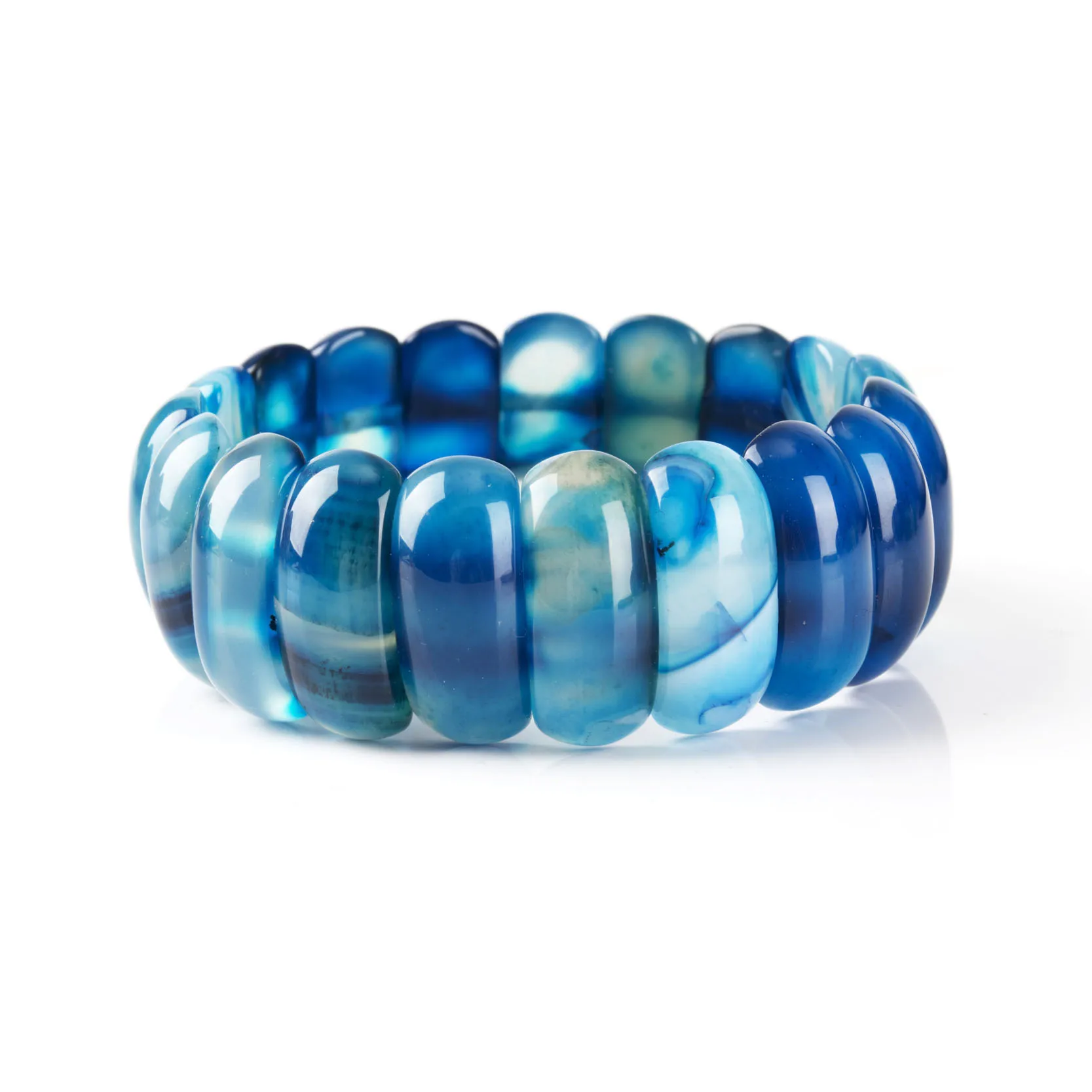 Роскошный женский браслет KCALOE 2019 в виде синей искусственной кожи Свадебный