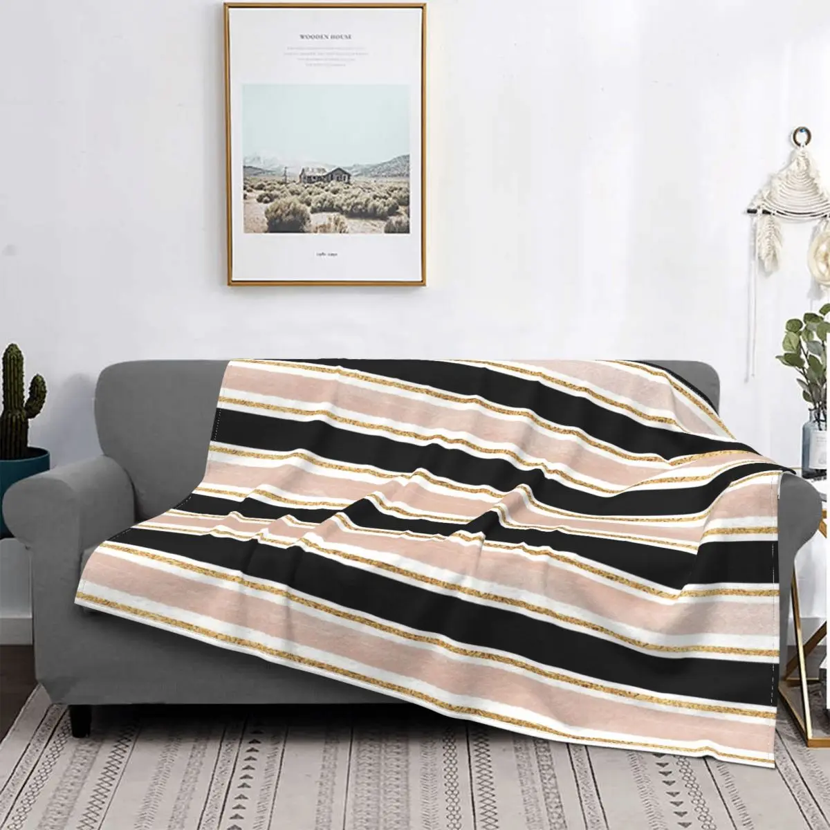 

Одеяло Galore в полоску, покрывало для кровати, плед, пляжное покрывало, муслиновое одеяло, летнее покрывало