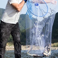 cast iron fishing net accessories 2 4 m ft diameter hand cast fish nylon net