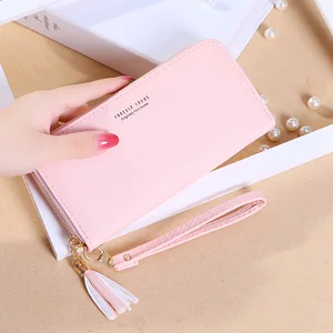 PU Leather Women Fashion Wallets Female Long Purses Money Bag Clutch Cell Phone Pocket Zipper Ladies Card Holder Carteira Mujer