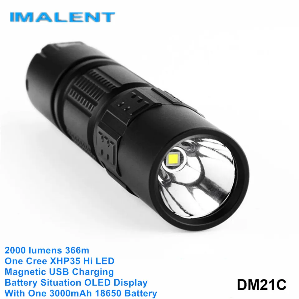 Светодиодный фонарик Imalent DM21C 18650 XHP35 Hi Cree высокой мощности | Фонарики и осветительные приборы -4000400794710