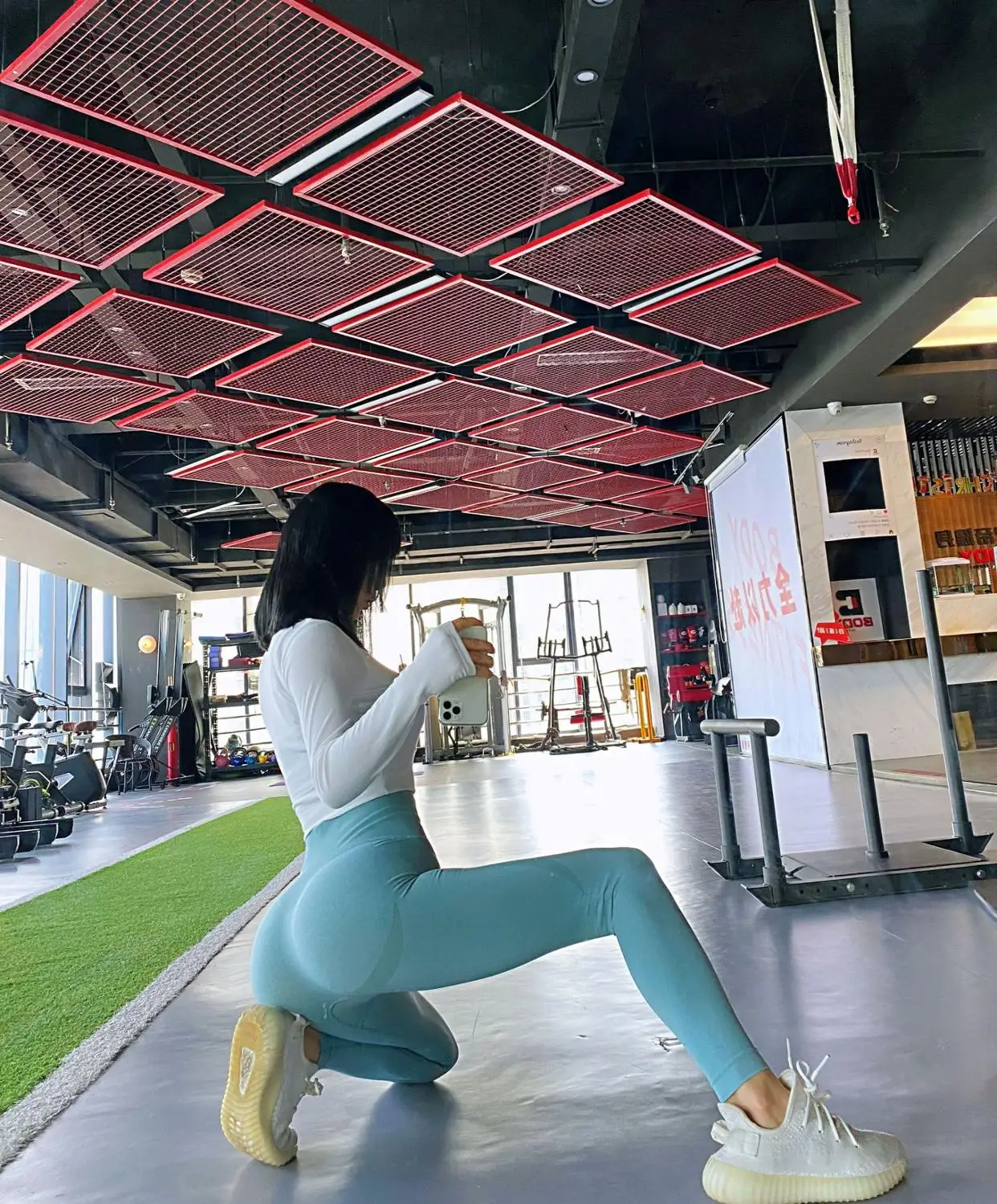 

New Sale Seamless Knitting Hip Lifting Yoga Pants Women Sexy Sport Pants Girl Push Up Sports Tights Gym Fashion Fitness Pants