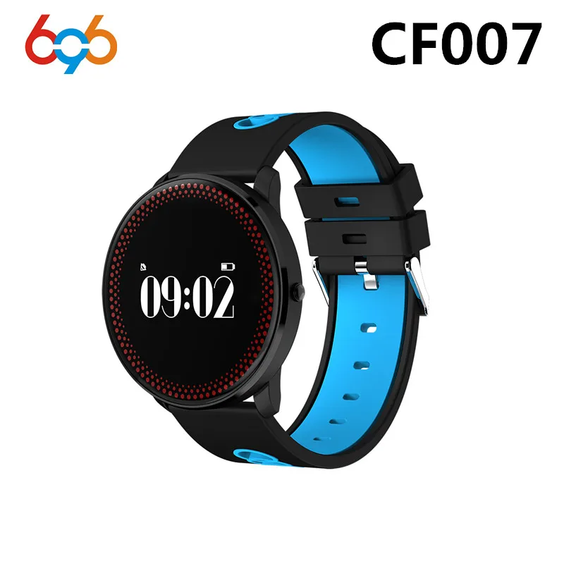 696 Bluetooth 4 0 CF007 фитнес трекер Спортивный Браслет Монитор артериального давления