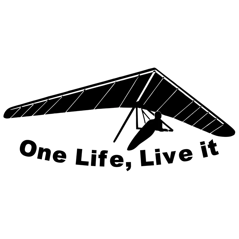 15*6 7 см Подвесной планер One Life Live It наклейка на окно автомобиля аксессуары для