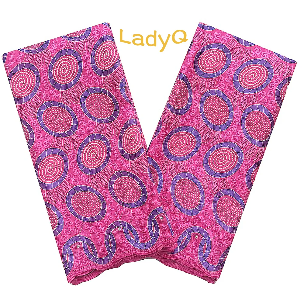 Новая швейцарская вуаль кружева в Швейцарии Африканская Хлопковая зеленая