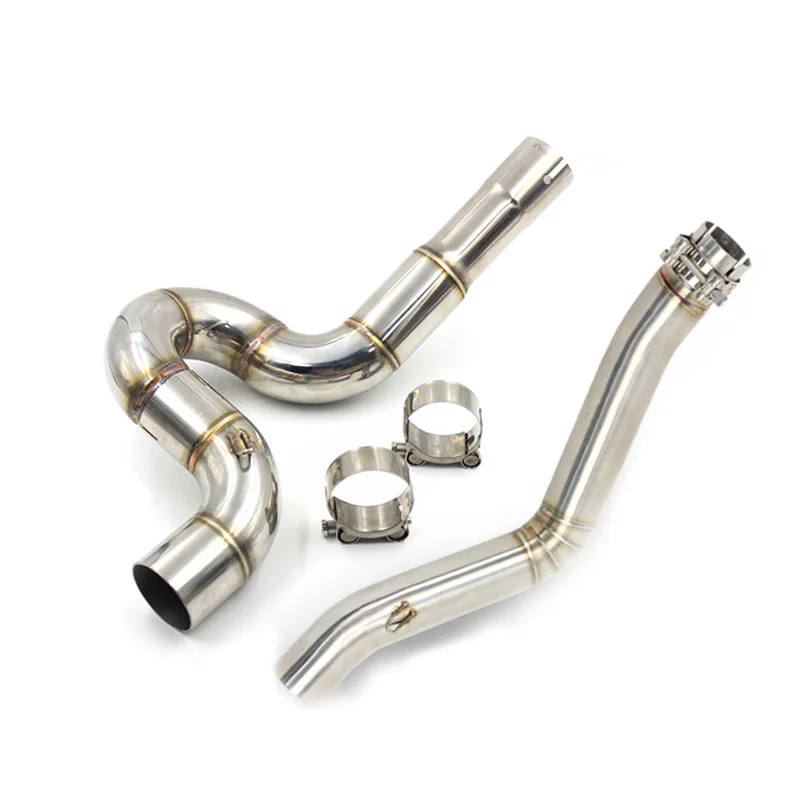 

Motorcycle stainless steel exhaust pipe middle section of the new authentic easy installation for Benelli 502C TRK502