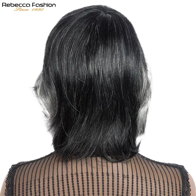 Прямые волосы Ребекка Пикси короткие парик волнистые человеческие с полной