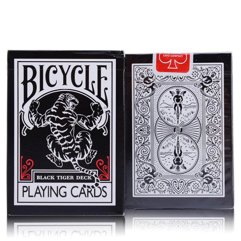 Велосипед черный тигр Ellusionist колода игральных карт Волшебные обычные игральные