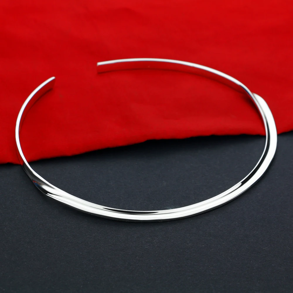 Богемное женское ожерелье из серебра 925 пробы с Collar-41cm-открытым золотым воротником-Украшения для тела-Рождественские подарки для женщин