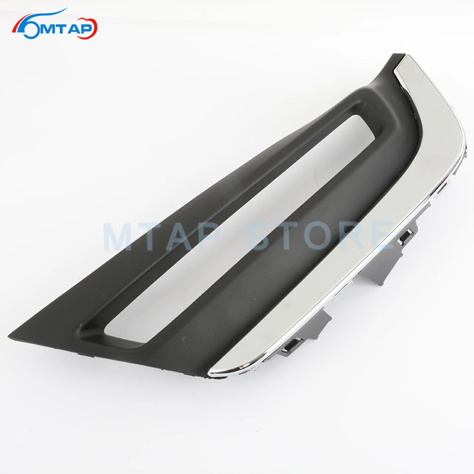 MTAP серебристый хромированный передний бампер противотуманная фара крышка