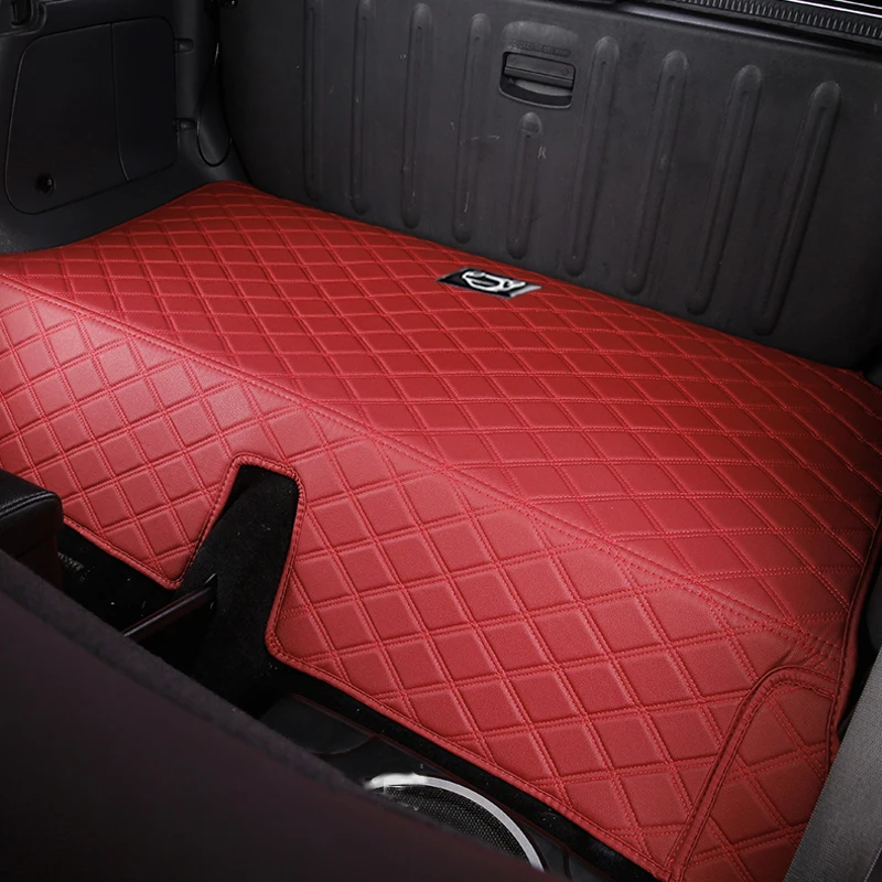 

Rear tail box anti-dirty pad For smart 451 450 Fortwo Modification accessories trunk protection mat logo decoration car styling