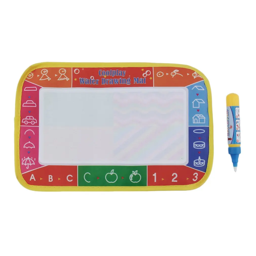 

Eco-Friendly Kids Baby Write Draw Paint Water Magic Doodle Mat Children Play Mat With Magic Pen Painting Christmas Gift