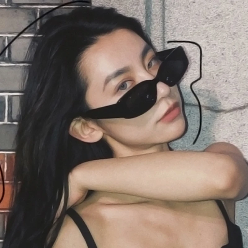 

ZUEE Square Sun Glasses Luxury Brand Travel Small Rectangle Sunglasses Men Women Vintage Retro Oculos Lunette De Soleil Femme