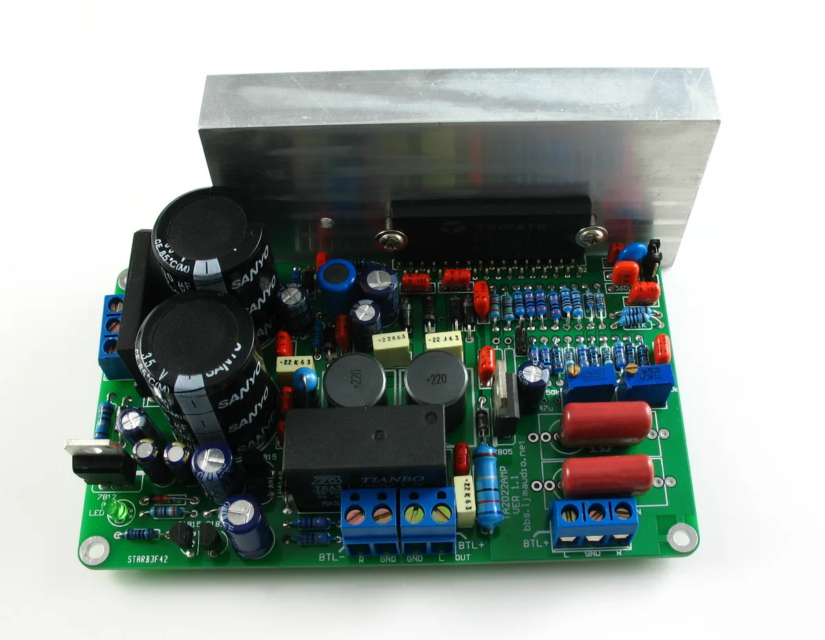 Amplificador de Potência Canais Duplos Kits Diy – Classe Terminada T-t Arquitetura Audiophile Som Qualidade Placa Ta2022 50-150w