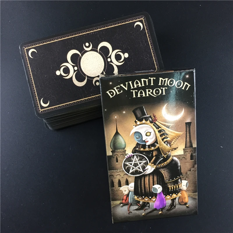 Английские настольные игры Deviant Moon Таро карты Oracle для семьи вечерние карточный