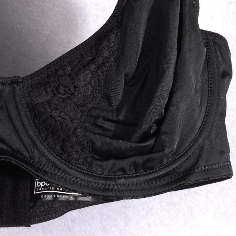 

Black Bras Women's Unlined Everyday Ultra thin Bra Lace Cotton Lightly Padded T Shirt Bra Comforable