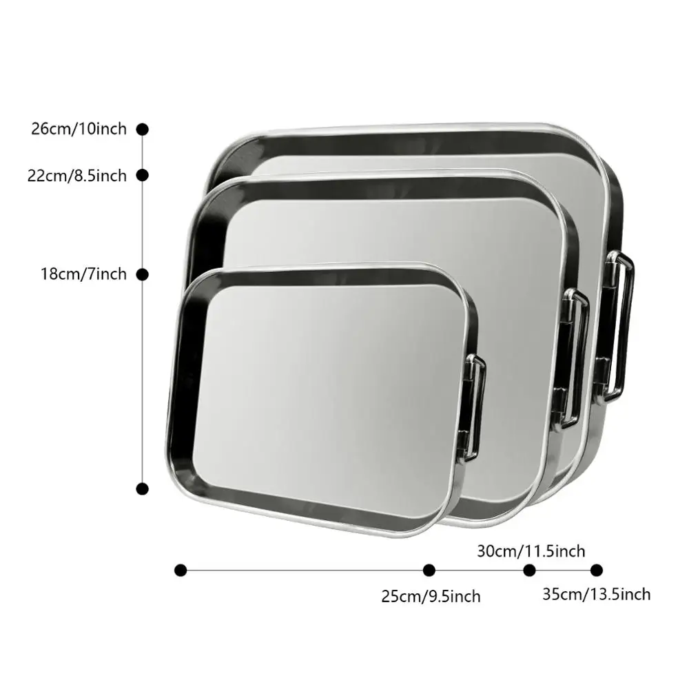 Fissman квадратная форма для выпечки поднос жарки из нержавеющей стали