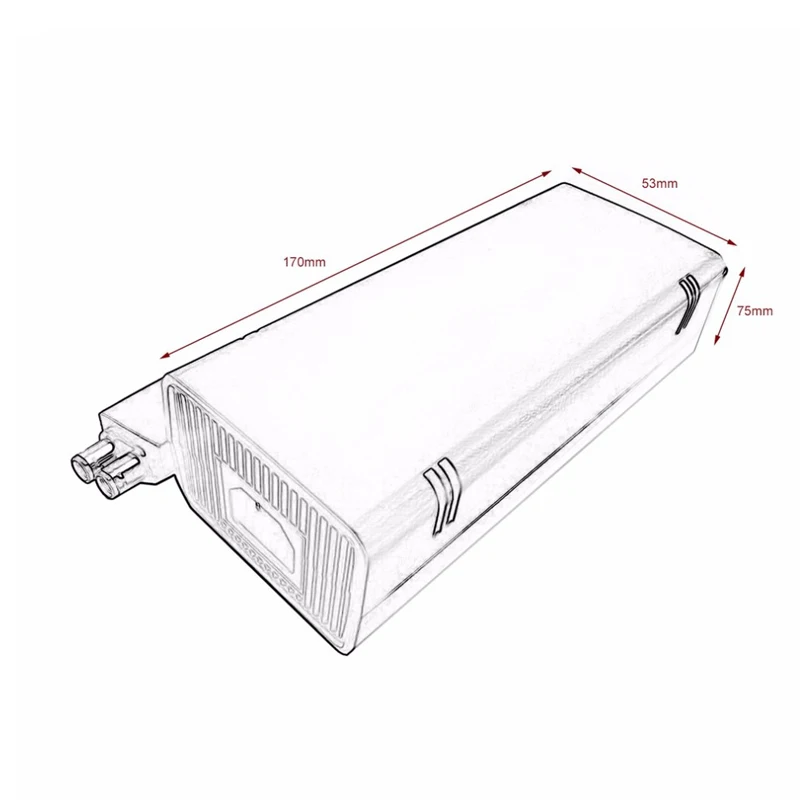 Оригинальный 100-240 В для Xbox 360 Slim Адаптер переменного тока E Версия питания США/ЕС