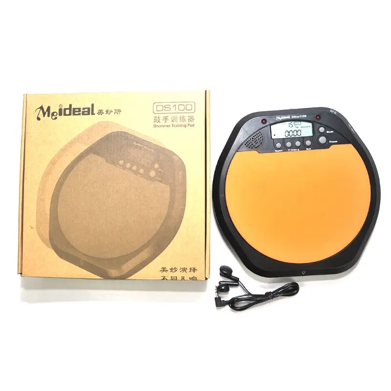 

Digital Electronic Drummer Training Practice Drum Pad Metronome 87HF