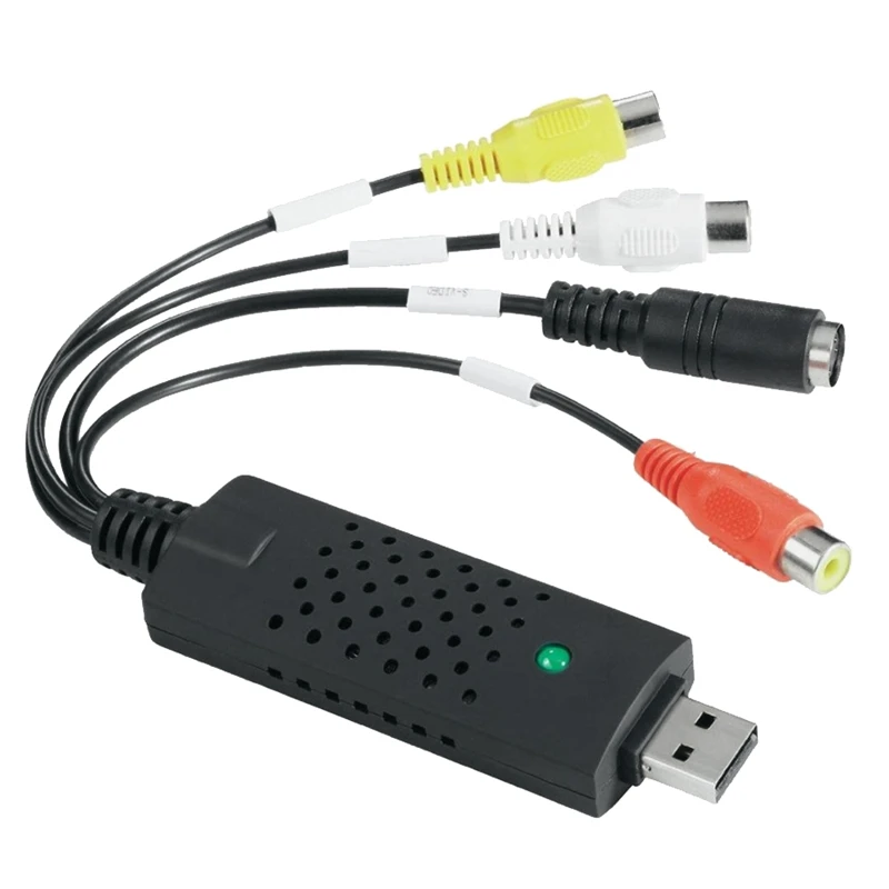 

VHS To Digital Converter USB 2.0 Video Converter Audio Capture Card VHS Box VHS VCR TV To Digital Converter