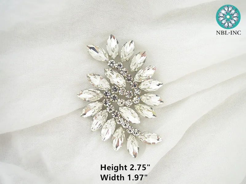 WDD0771 SILVER 2 шт./лот) стразы в форме банта, аппликация, цвет серебристый, розовый, золотистый, для платья, аксессуары для волос, сделай сам, железо на WDD0830 - Цвет: WDD0771 SILVER