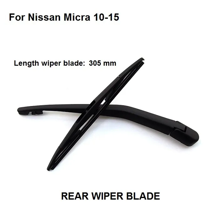 

Rear Windshield Wiper arm + Blade 305mm Fits For NISSAN MICRA 2003-2010