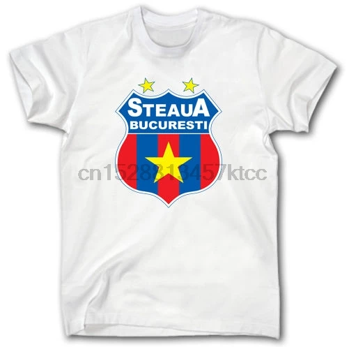 Футболка для футбольного клуба STEAUA в бухарестском стиле Размеры S 3XL Мужская
