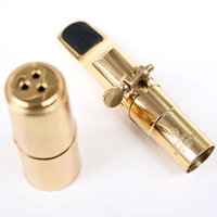 music fancier club professional tenor soprano alto saxophone metal mouthpiece gold plated sax mouth pieces accessories d7 d8