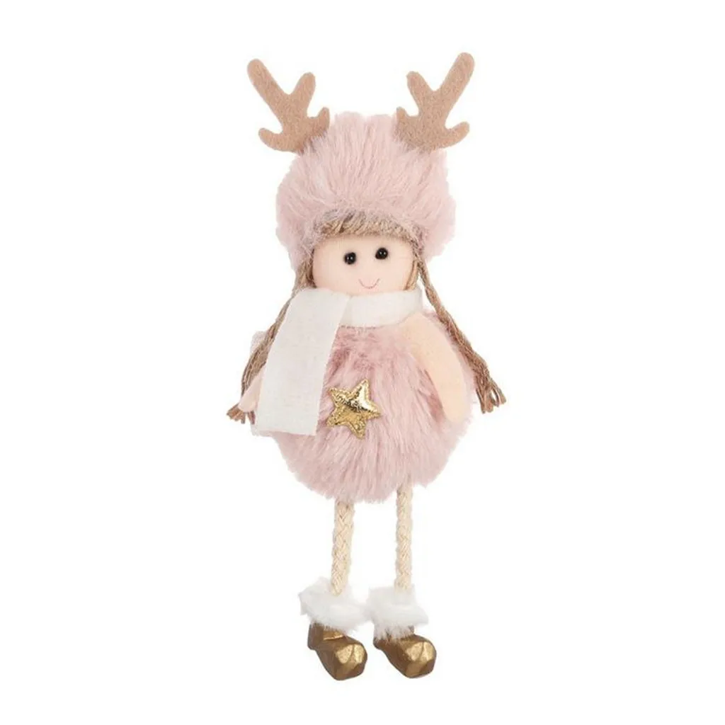 Рождественское украшение плюшевый ангел шарм Детская милая кукла подарок