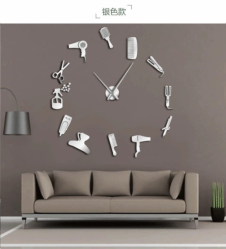 Настенные часы со скрытым пространством 3d наклейка сделай сам современные