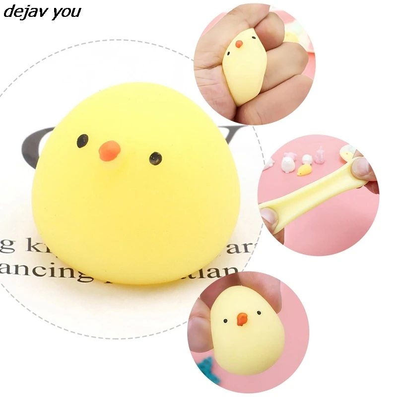 

Funny Kawaii Squishes Animals Bear Rabbit Gift Cute Anti-stress Squishy Toys Lovely Soft Silicone Hand Squeeze Baby Toy