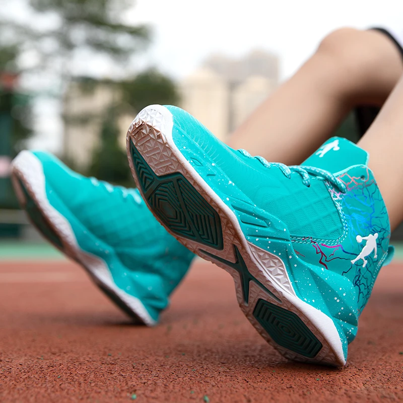 Новинка осени 2020 детская Баскетбольная обувь для мальчиков нескользящая