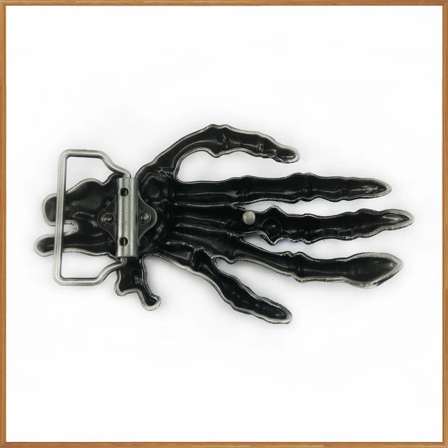 BuckleClub цинковый сплав рук скелета пряжка на ремешке FP-03610 ковбойский ремень в