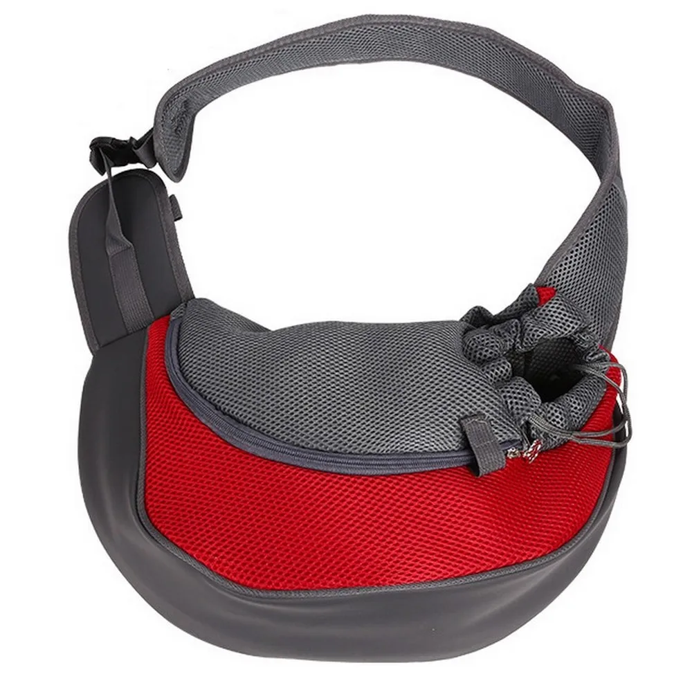 

Pet Carrier Cat Puppy Dog Carrier Sling Front Mesh Travel Tote Shoulder Bag Backpack Silicone Bowl Drop Shipping By ePacket