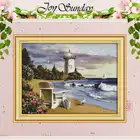 Вышивка крестиком с узорами маяков 11CT 14CT Набор для вышивки крестиком оптом пейзаж Набор для вышивки крестиком вышивка