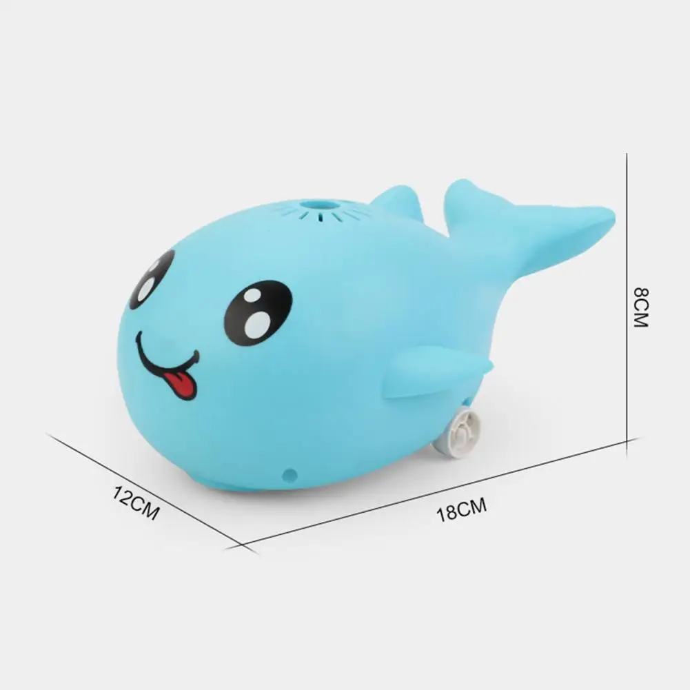 

Novelty Educational Toys Whale Lighting Musical Electric Whale Floating Ball Fan Kid Toy Bathroom Luminous Toys Flashing