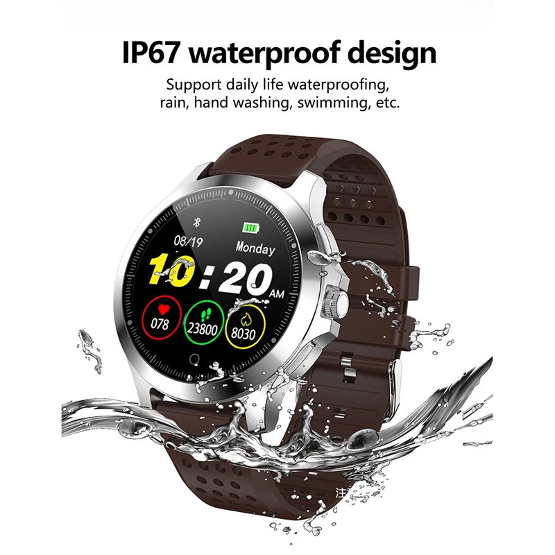 W8 Смарт-часы спортивные Смарт-часы ЭКГ+ PPG монитор сердечного ритма кровяного давления фитнес-трекер для мужчин и женщин модный смарт-браслет