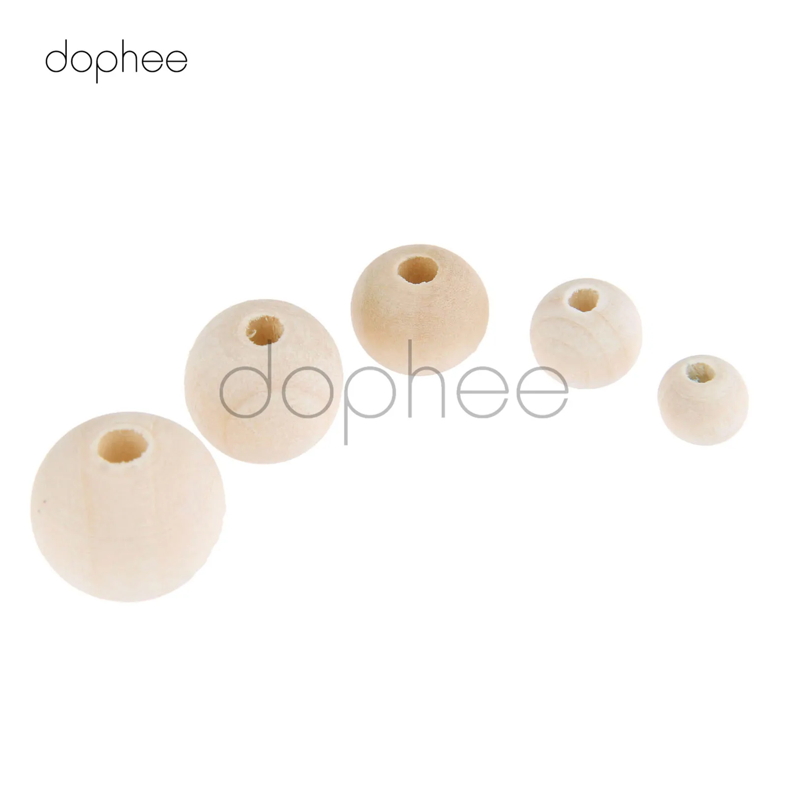 Бусины из натурального дерева dophee 50 600 шт.|Поделки дерева| |