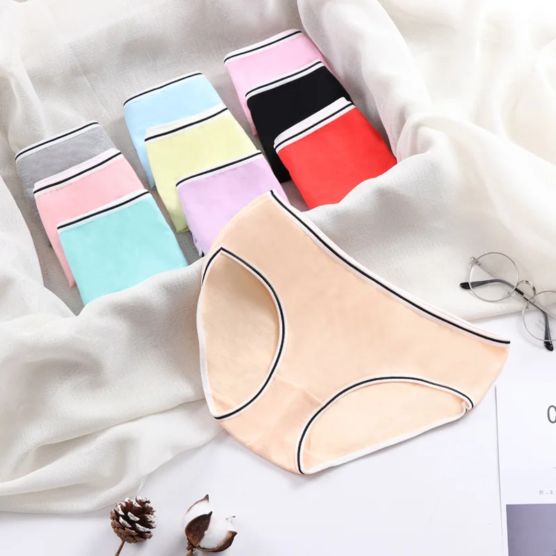 Женские хлопковые трусы женские трусики со средней посадкой нижнее белье