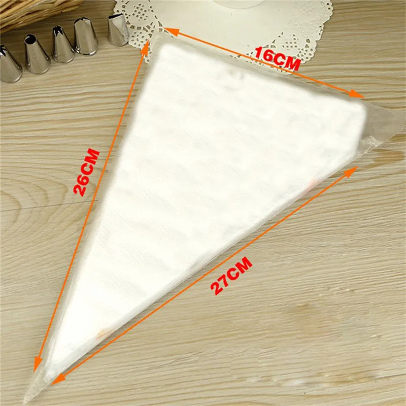 100 шт./лот одноразового поддона для торта декоративные насадки кондитерских